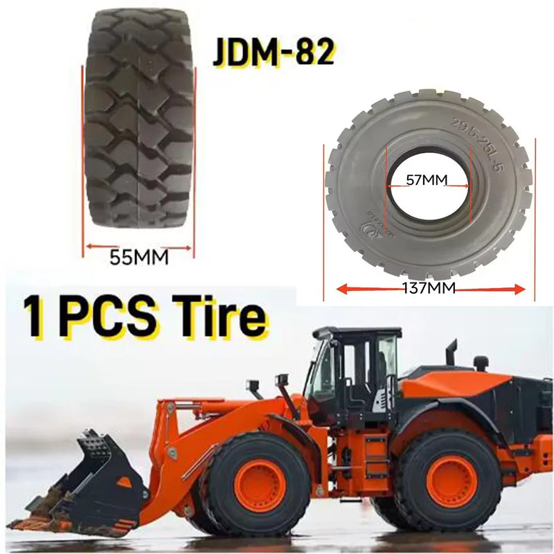 JDM accessoires pneus pour 1/14 RC chargeur Tamiyaya tracteur camion voitures bricolage modèle Th19657-Smt2