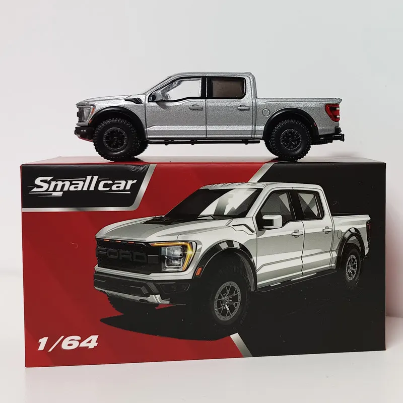 Smallcar Ford F-150 Raptor Pickup Truck 1:64 Miniatur-Automodell aus Druckgusslegierung, Simulationskollektion, Ornament Spot