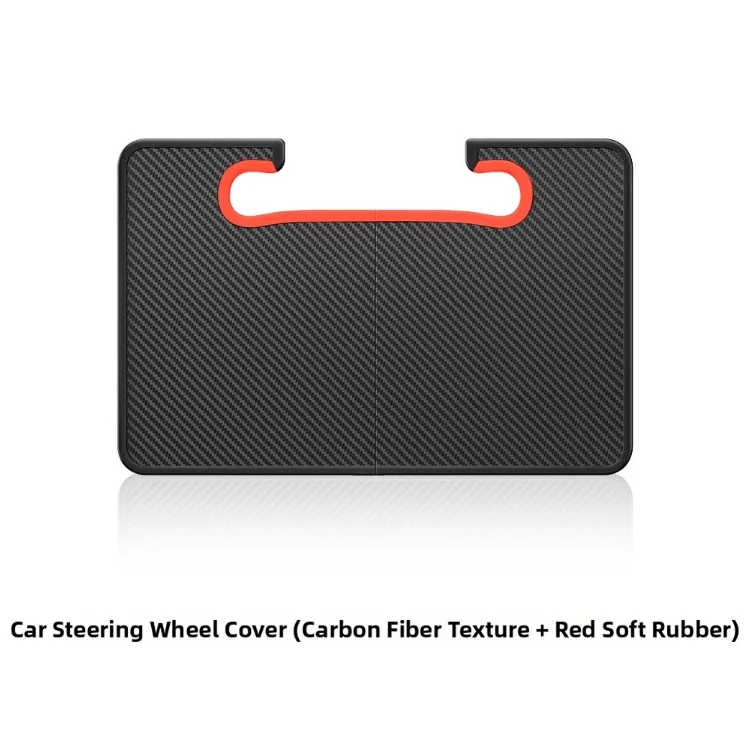 Black Car Steering Wheel Desk Humanized Ergonomic Design High-strength ABS Material Anti-slip Structure Design