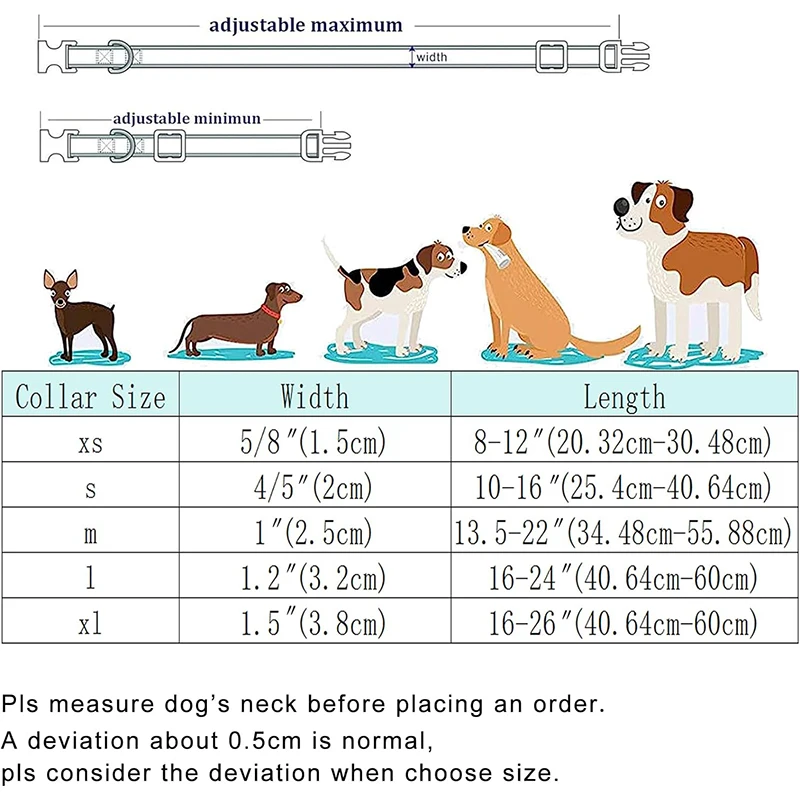 Unique Style Paws Blue Heart Dog Collar, Valentine\'s Day Dog Collar with Bowtie Cute Puppy Necklace for Small Medium Large Dog