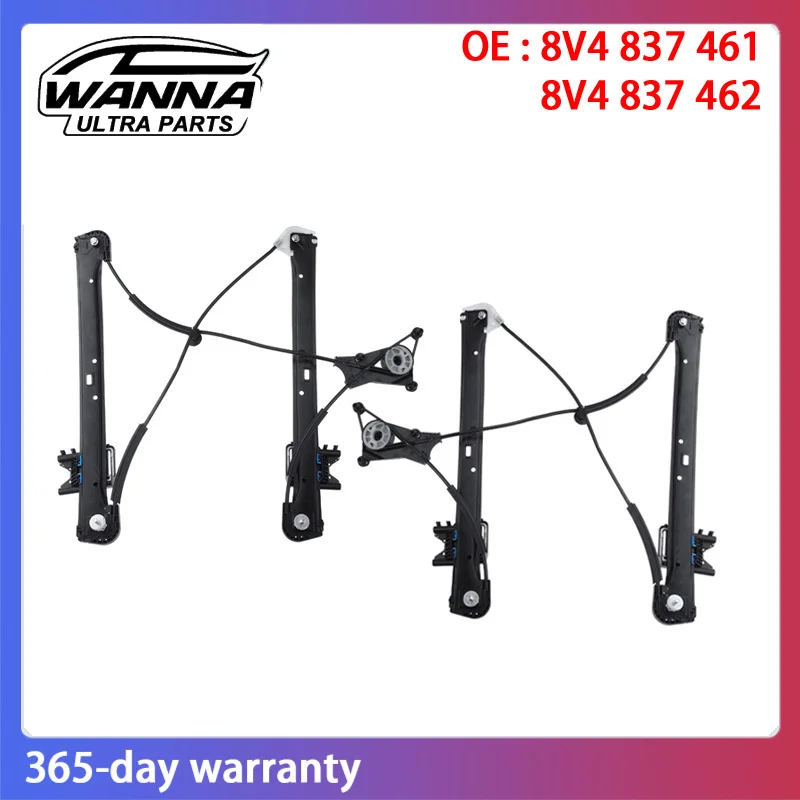 

OE Quality 8V4837461 8V4837462 Front Left Right Window Regulator for Audi A3 S3 RS3 Sportback 2013-2020 8V4 837 461 8V4 837 462