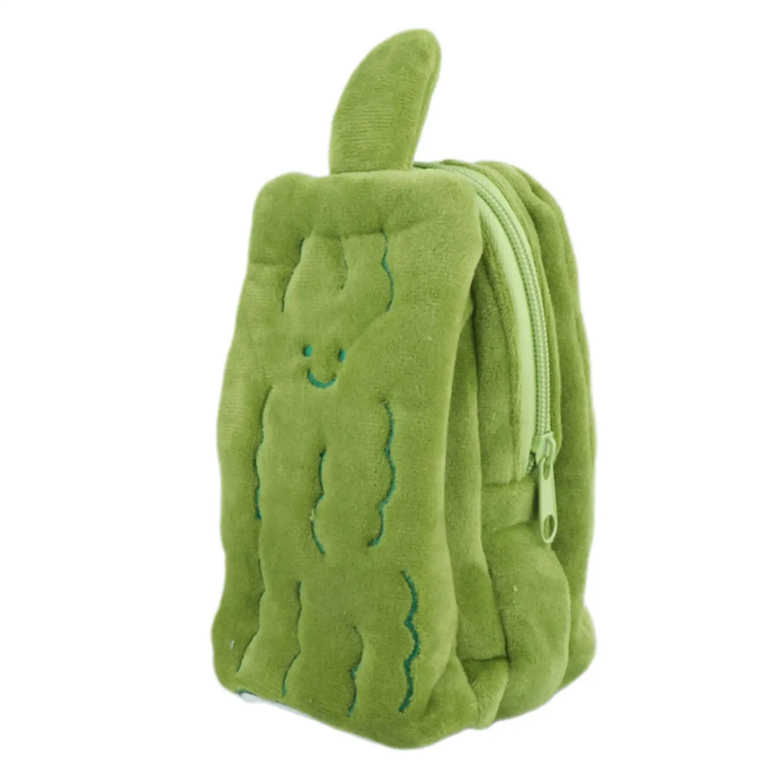 Plush Pencil Case Cosmetic Bag Soft Stationery Pouch for Kids Students