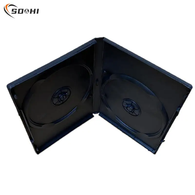 

Черный, утолщенный DVD-бокс, пустой, приблизительный, для дисков, для дисков, диагональю 14 см