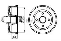 Rear brake drum for 986477135 C TIGRA B (ABS LI)