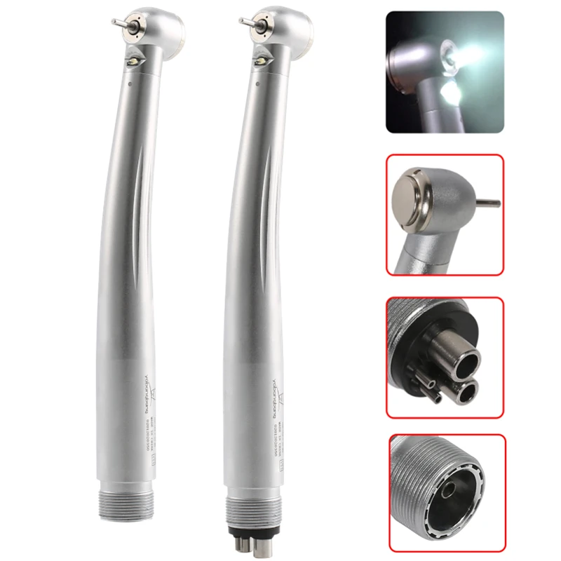 

Yabangbang E-generator Dental LED Fiber Optic High Speed Low Noise Internal 3 spray Handpiece 2/4-Hole Large Torque For KaVo/NSK