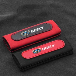 Car Roof Handle Suede Covers for Geely Coolray Atlas Emgrand EC7 Tugella Geometry C MK CK X7 LC Car Roof Armrest Pull Cover
