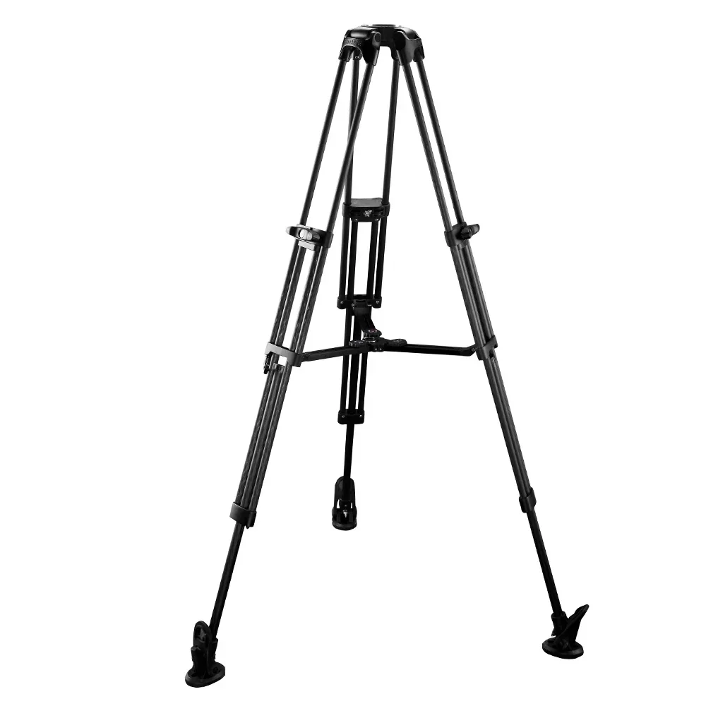 AUF LAGER E-IMAGE EG06C2 Kohlefaser-Stativsystem mit Fluidkopf für Camcorder-Kameraständer