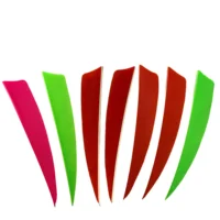 50 Uds. De escudo de plumas de pavo de ala derecha de 4 pulgadas, corte de tiro con arco DIY, accesorios de tiro con arco