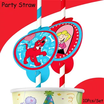 卡通大紅狗克利福德主題派對用品餐具裝飾兒童女寶寶生日派對裝飾嬰兒派對 12 最佳銷售 大紅狗克利福德 - №9