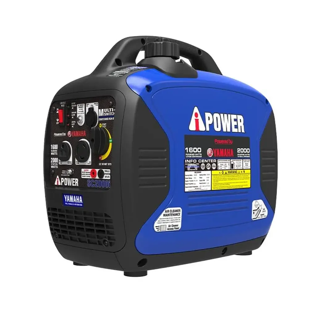 2000W Inverter Generator Powered By Yamaha Engine Clean Quiet EPA Compliant Portable Lightweight