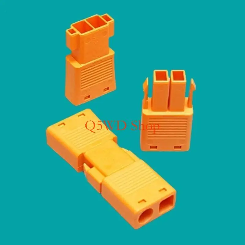 

Q5WD Female Male Two Cores Connector Plug in Male and Female Terminals with Buckles Threadless 2 Pin Connector Enduring