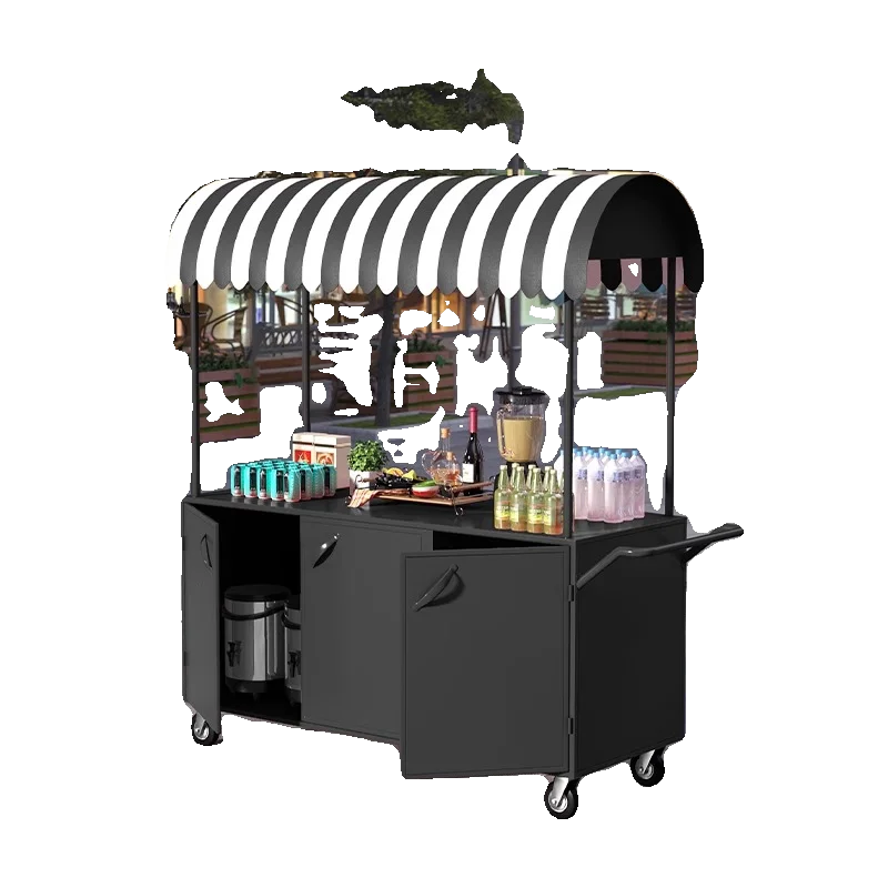 CX stall float stall trolley night market promotion car wrought iron truck