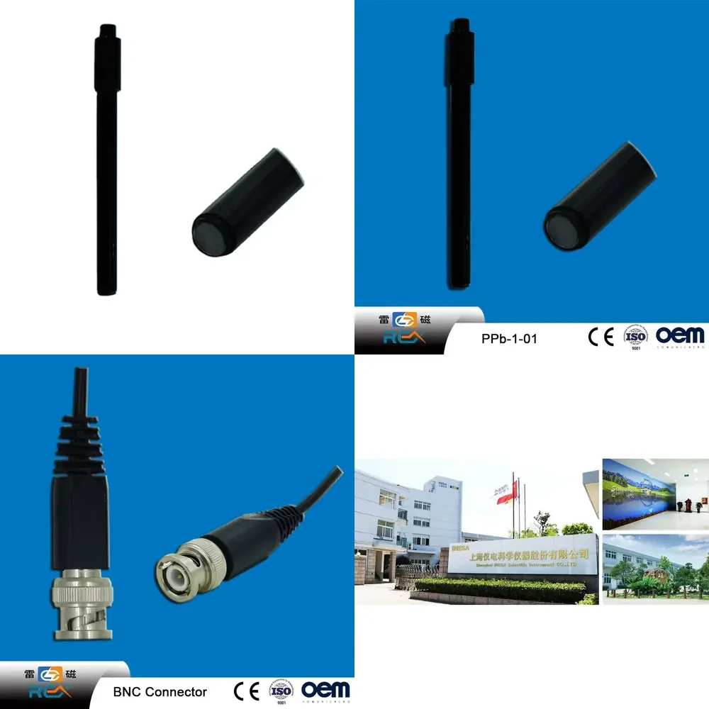 

PPb-1-01 Lead Ion Selective Electrode Organic Glass Shell BNC Connector Lead Ion Selective Probe Sensor Pb+ Heavy Ion Mental