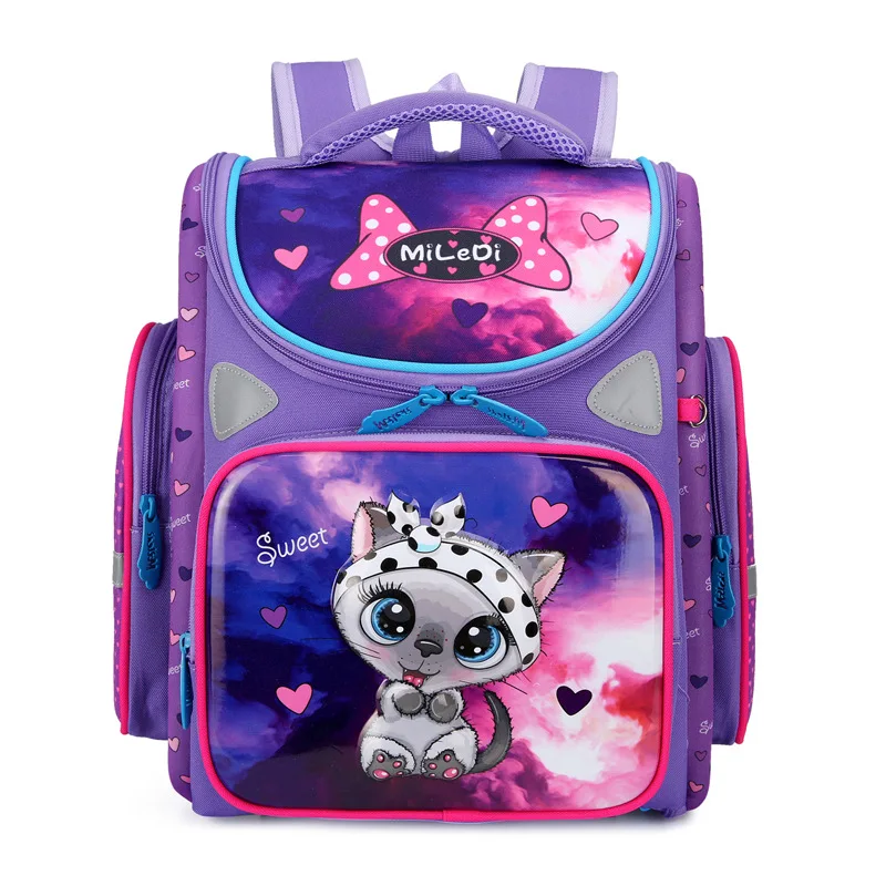 

Girls Backpacks Orthopedic 3D Cartoon Children School Bag for Girls School Backpacks Primary School bags 1-3grade Kids Satchels