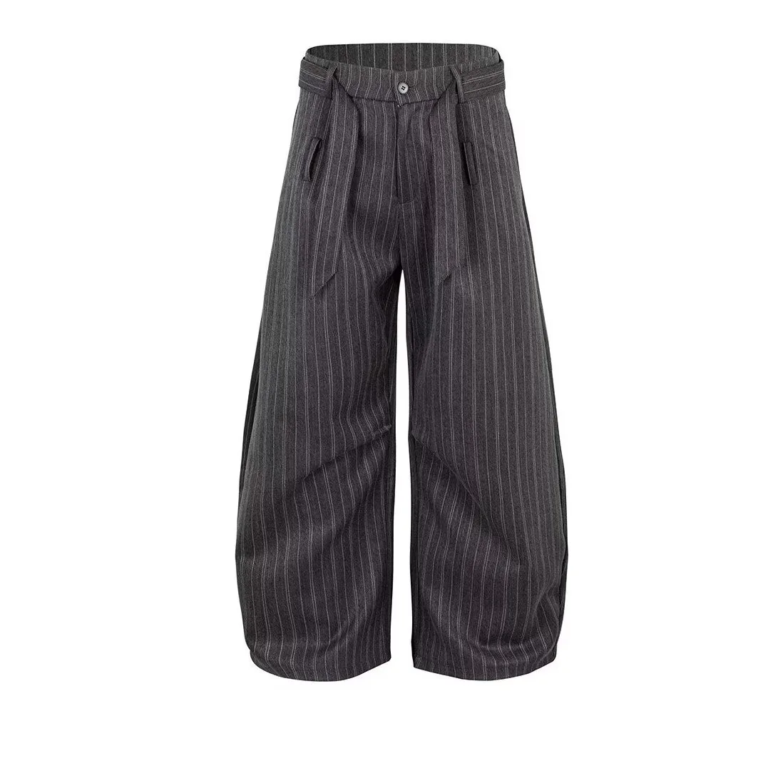 

American Casual Design Striped Wide Leg Pants Loose Fit Men's Women's Spring Autumn Loose Money Style Long Trousers Trendy