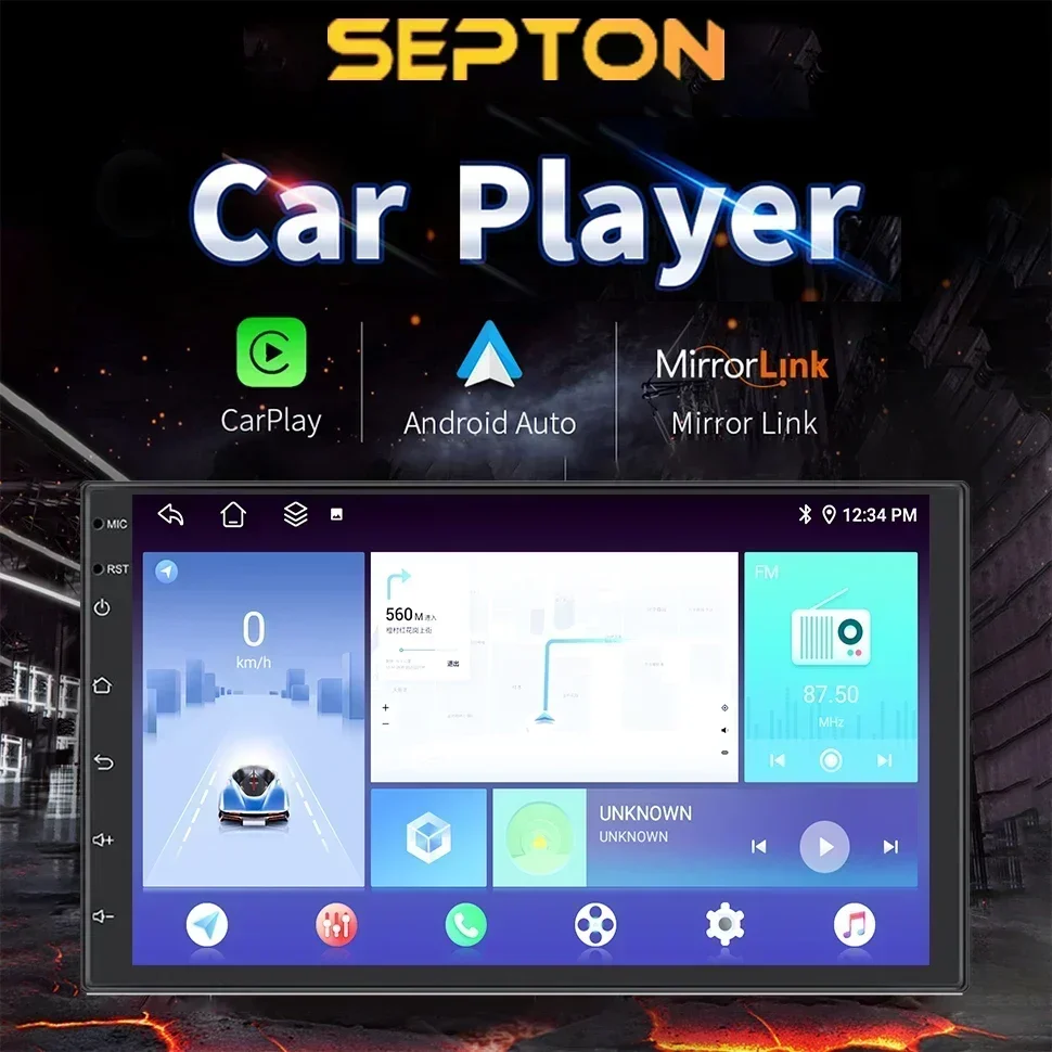 SEPTON 7/9/10'' Smart Car Systems Universal Car Radio  Android Screen Radio Player for Hyundai Kia Toyota Volkswagen Nissan Kia