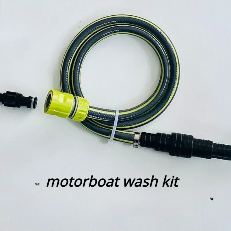 Washdown Pump Kit Cleaning Nozzle Channel Cleaning Flush Joint Service Test Machine Outlet Flushing Nozzle for Clean Motorboat