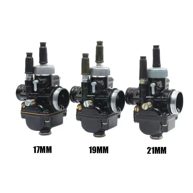 Dellorto PHBG DS carburador de carreras negro, DIO JOG, 50cc, 90cc, BWS100, Puch, Yamaha, Zuma, BING12, 17mm, 19mm, 21mm, 17mm