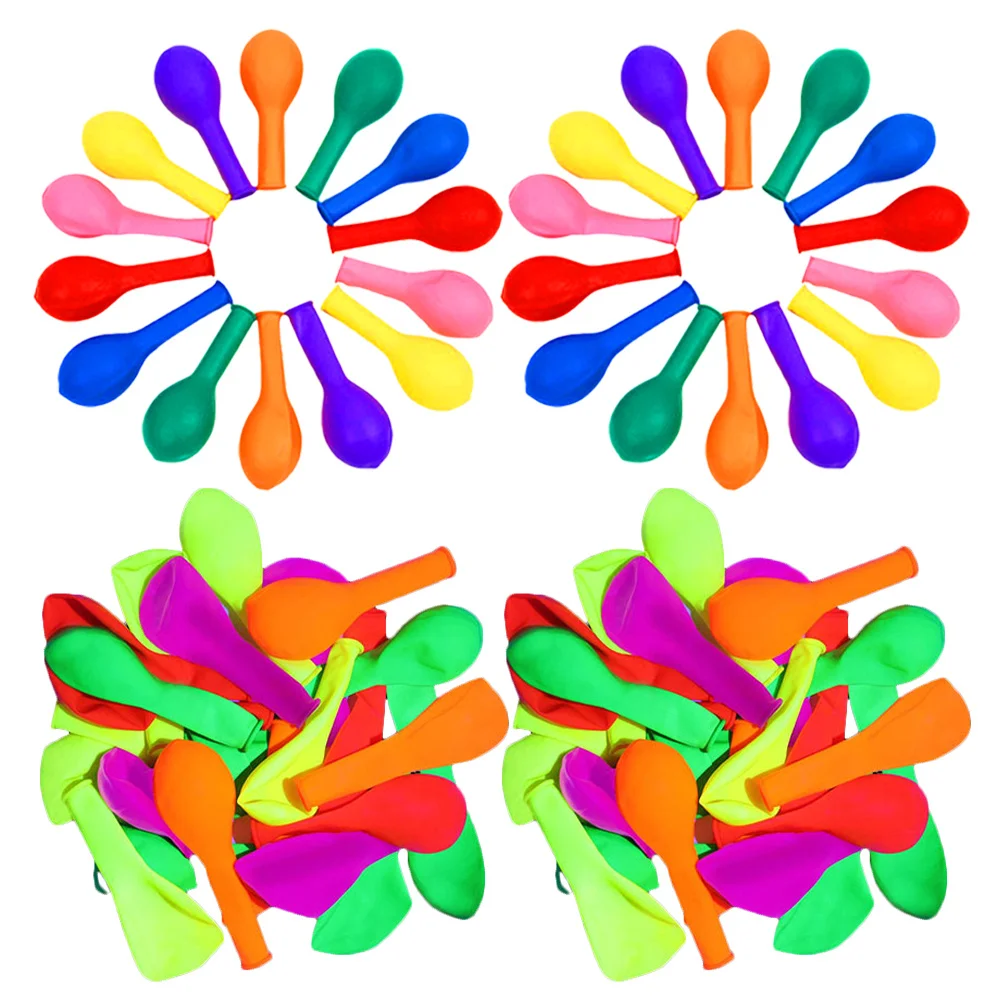

100Pcs Fluorescent Glow Balloons Latex Durable Glow in The Dark Party Decorations Wedding Birthday Celebration Supplies