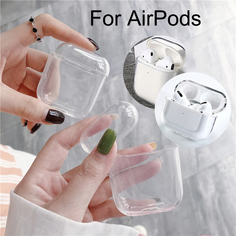 Tpu duro protetor capa para airpods 3 airpod 1/2 para vagens de ar pro sem fio fone ouvido casos pc caixa transparente