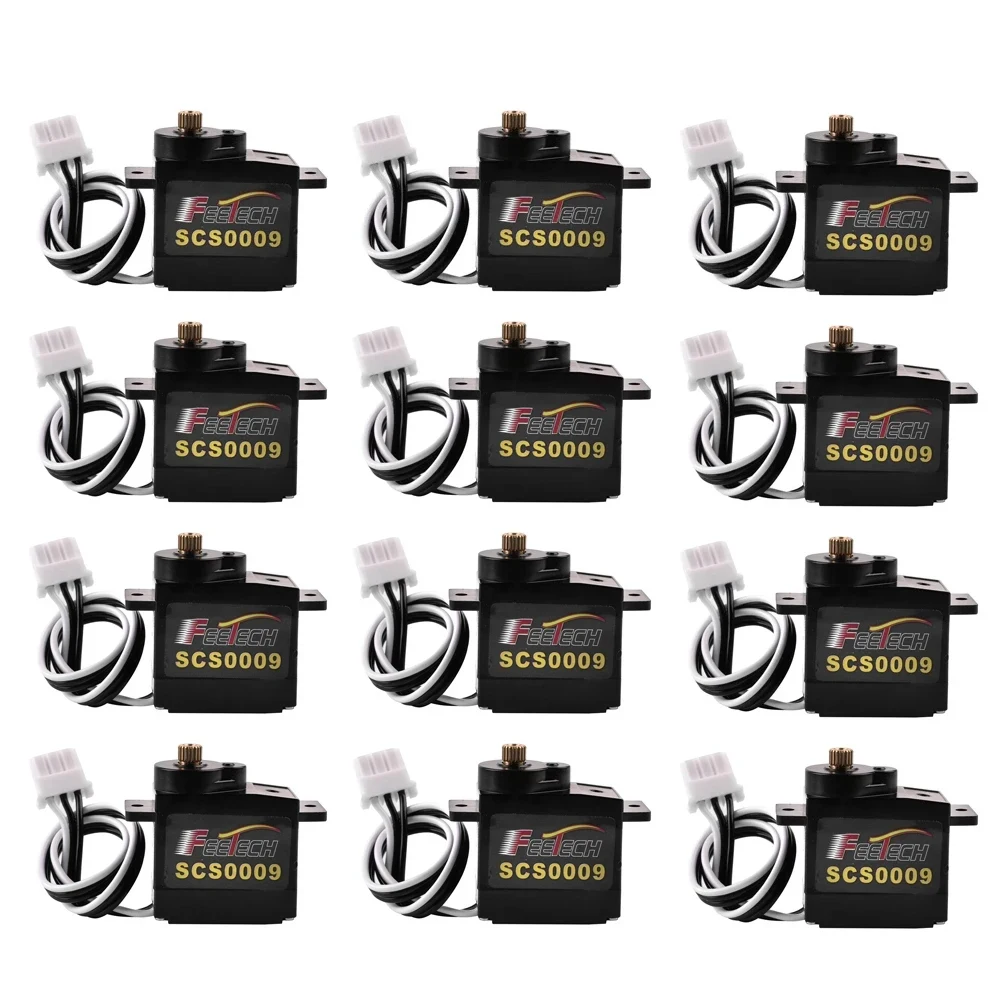 12PCS Feetech 2.3Kg SCS0009 Seriale Micro Servo Singolo Albero Servo TTL Livello Feedback Mini Servo per Braccio Robot e Pollice Dito