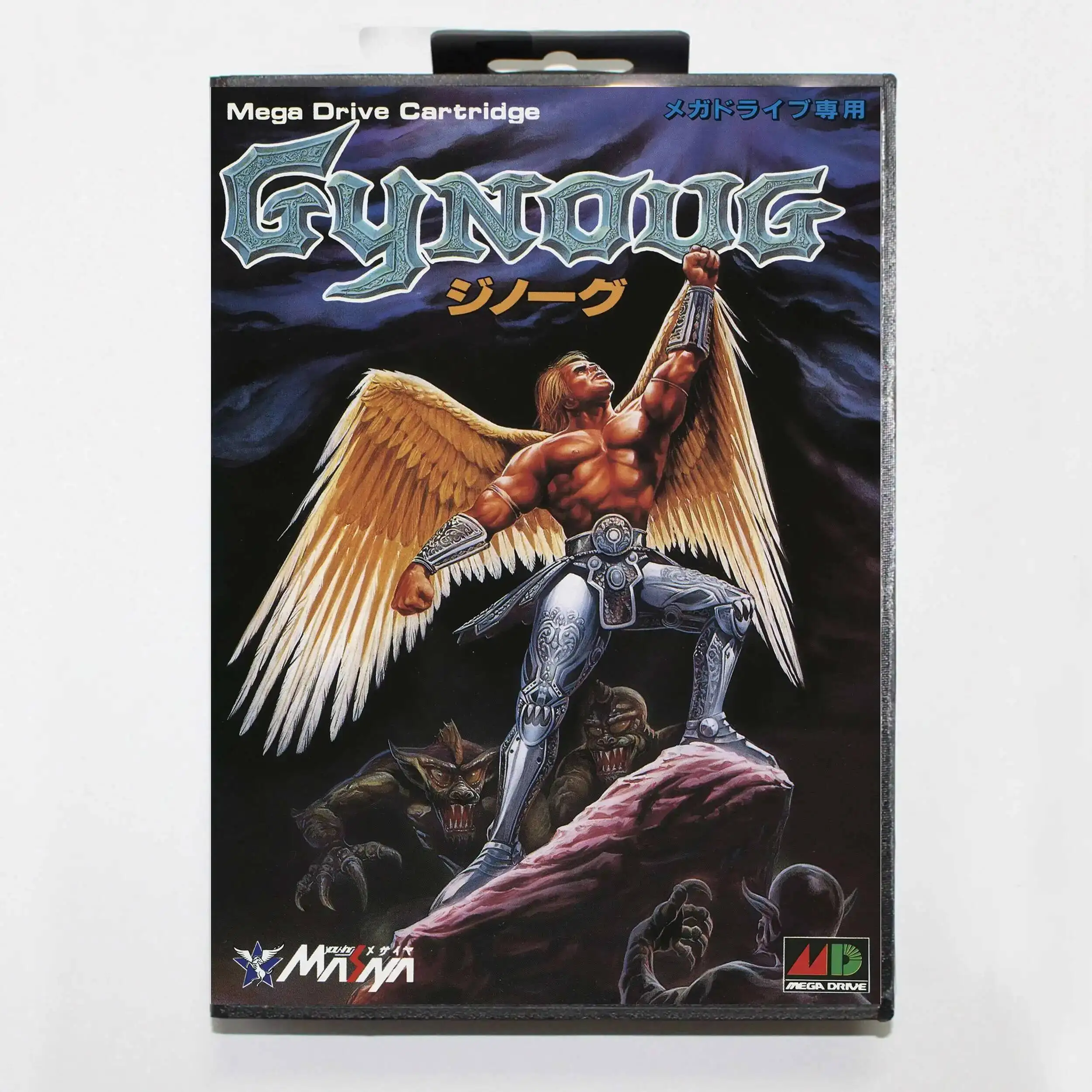

Горячая распродажа: Игровая карта Gynoug с японской коробкой, 16-битный картридж MD для систем Sega Mega Drive/Genesis