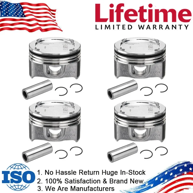 طقم مكبس المحرك والدبوس لسيارة تشيفي سونيك كروز تراكس إنكور 1.4T LUJ LUV 2011-2021