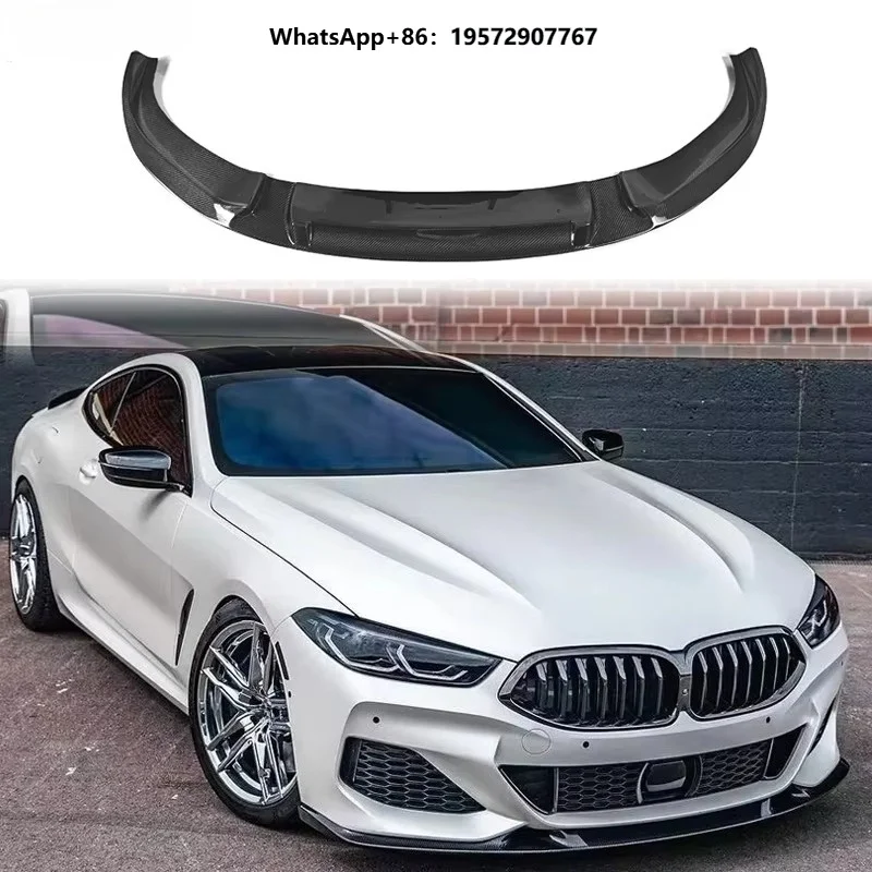 For 8 Series Modified Carbon Fiber 3D Style Front Lip Side Skirt Rear Lip Spoiler Mirror Cover G14 G15 G16 M Sport