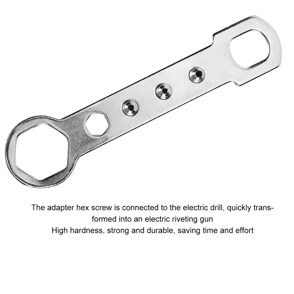 4つのリベットヘッド付き穴あけ、フライス加工、彫刻作業用24mm-32mm-40mm-48mm滑り止めハンドルリベットガンアダプターキット