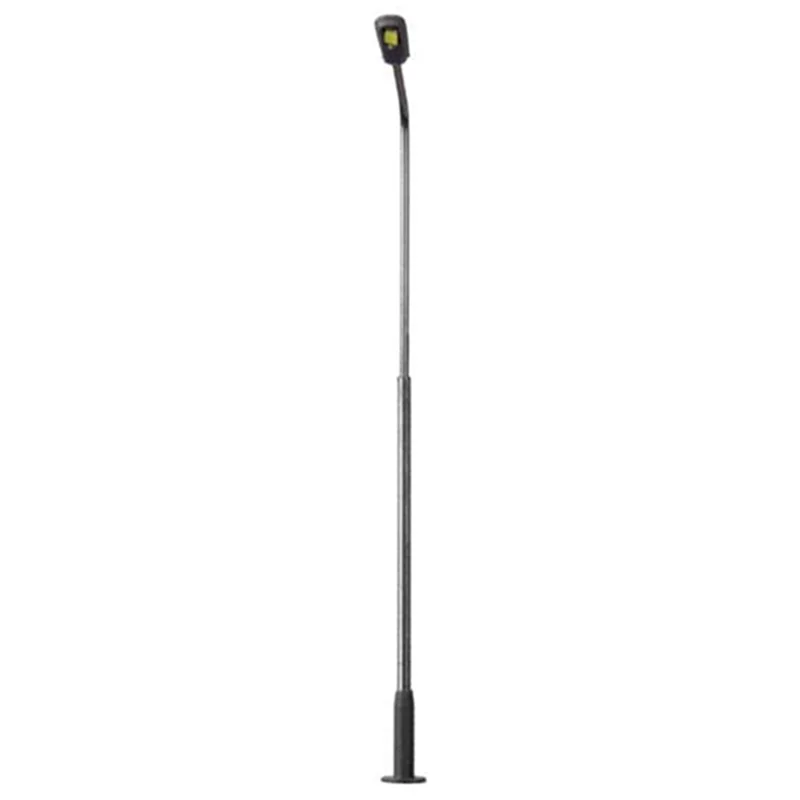 FBIL-40Pcs Model Railway 10Cm Lamp Post Street Lights HO Scale 1:87 LED 3V Resistors LQS08 Single Head-Bright White