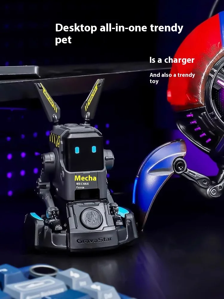 Gravastar Charger Alpha65 65w Three Interfaces Indicator Light Portable Quick Charger For Macbook Iphone Ipad Pc Gamer Man Gifts