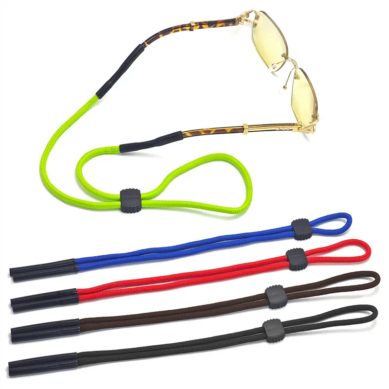 1/5pcNon-Slip Sunglasses Rope Unisex Outdoors Sports Glasses Cord Women Men Eyeglasses Eyewear Cord Elastic Polyester Neck Strap