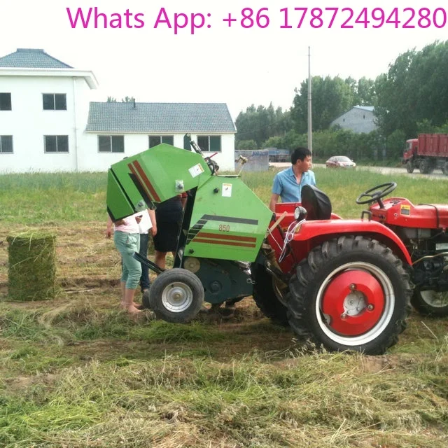 

Farm Implement Mini Round Baler Machine YK-0850 Tractor Round hay Baler