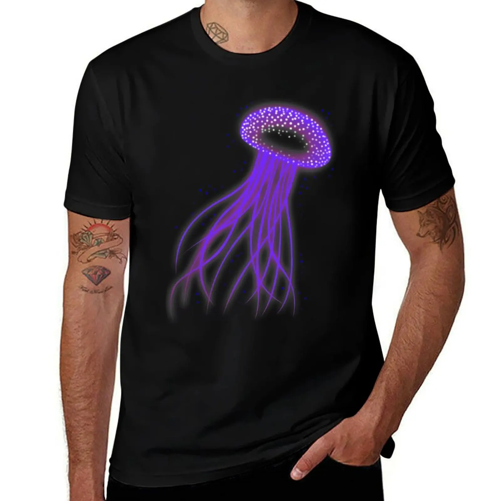 

shirts Jelly-fish t t shirts graphic prints man for cotton T-Shirt man t shirts vintage with