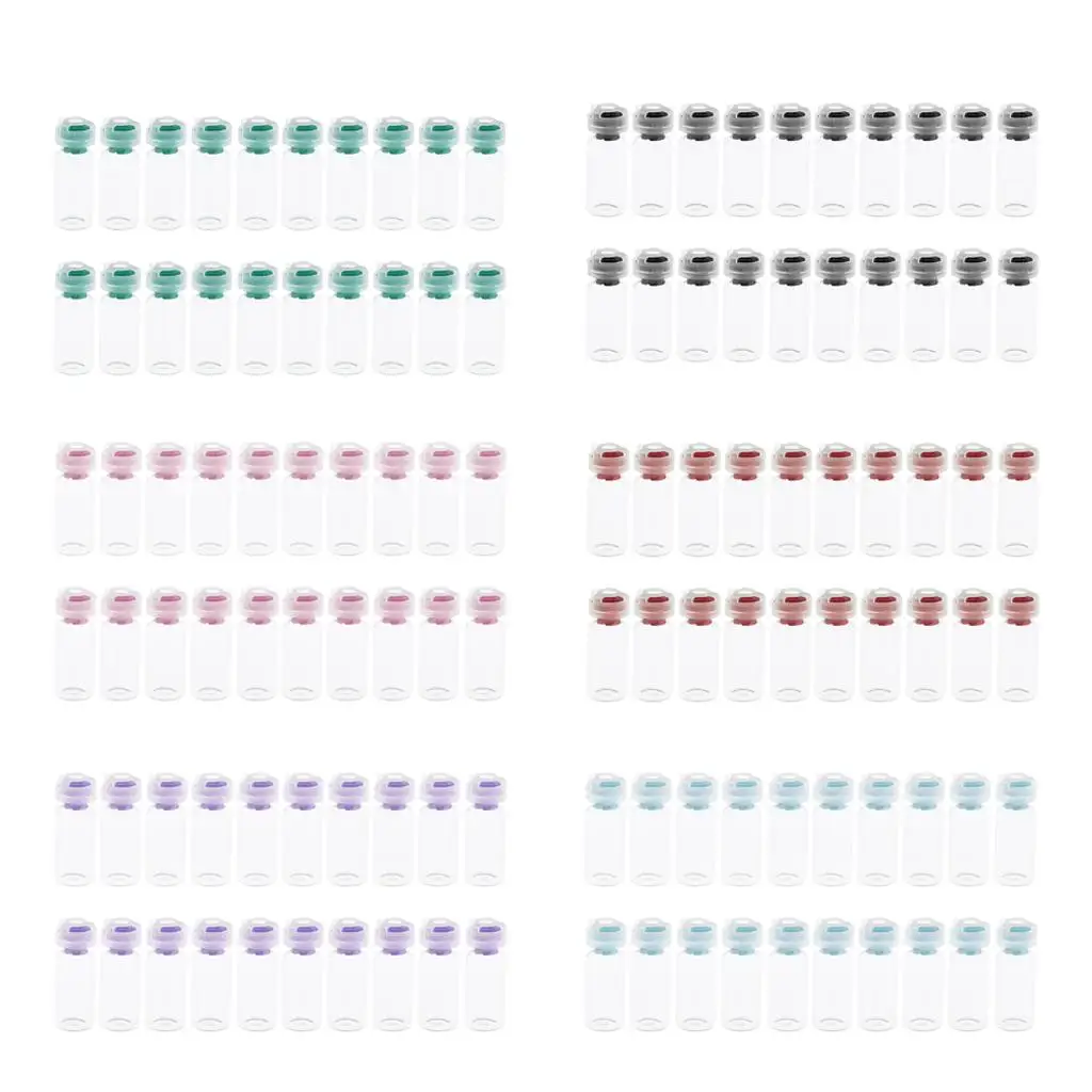 20-гранные прозрачные стеклянные флаконы с пластиковой крышкой для эфирных масел, ароматизаторов,