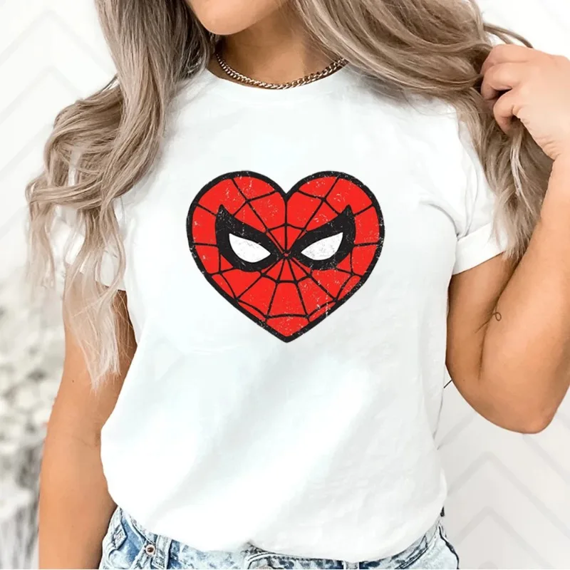 

Funny Amazing Spider Heart Shirt Vintage 90s Superhero Shirt Tee MCU Fan Gift Pattern Fashion Trendy Top