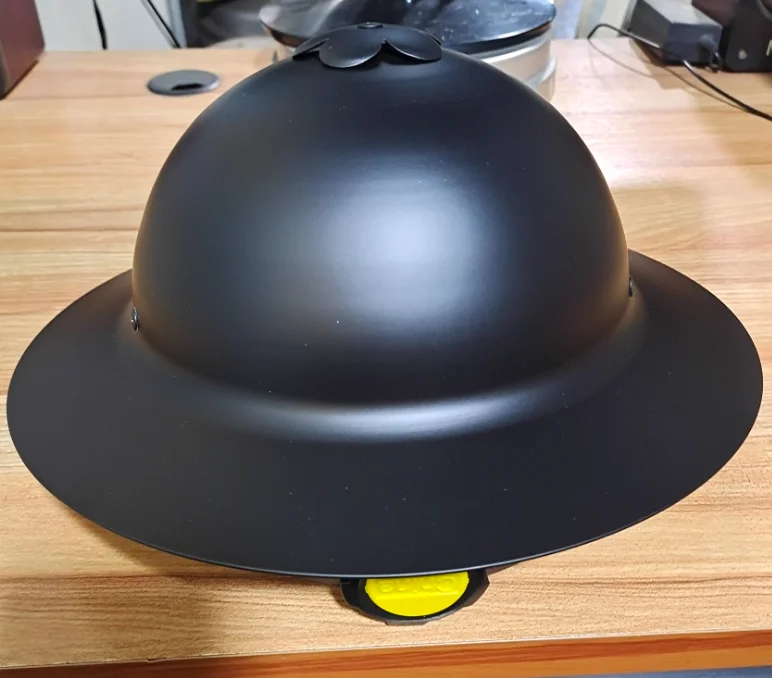 

Chinese Mongolian Helmet Man Iron Vintage Black Cap 1mm Thick