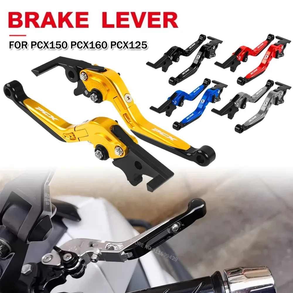 

Motorcycle Folding Brake Clutch Levers For Honda PCX150 PCX160 PCX125 Adjustable Handlebar Grips PCX 125 160 150 Accessories