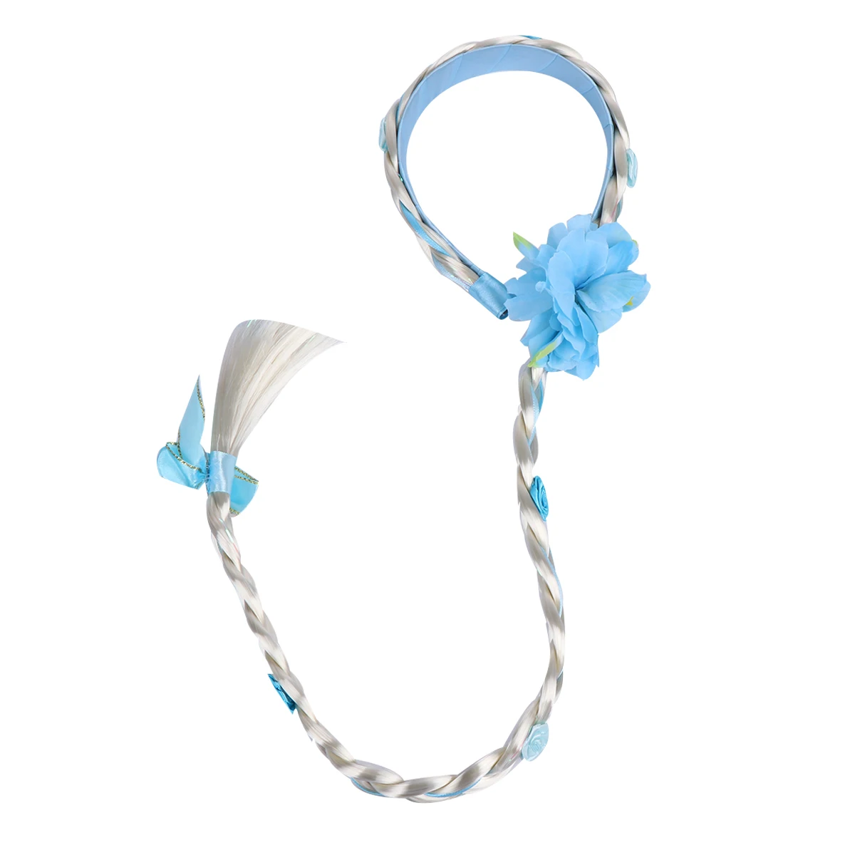 

Children Headb Girls Headwear Party Hair Accessories Kids Headdress Silk Fake Hair Hoop Party Accessories Unique Design