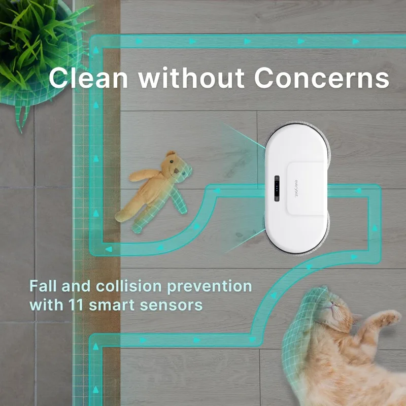 หุ่นยนต์ถูพื้น Edge2 ใหม่ EVERYBOT - อัปเกรดในปี 2024 |   การทําความสะอาด MOP แบบหมุนครั้งแรกของโลก |   โซลูชันที่ไม่มีล้อ