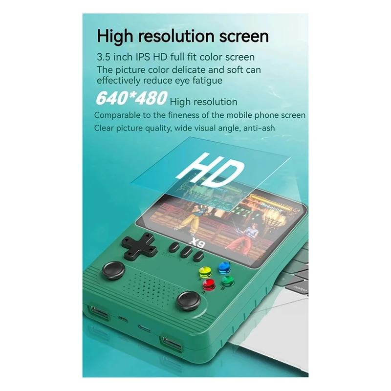 X9 Handheld Game Console 3.5 Inch 10000 Games Dual Players 6000Mah With Power Bank Function For GBA NES 11 Simulators Durable C