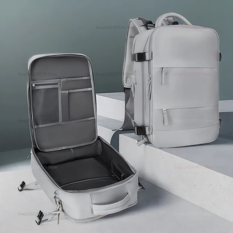 Modny, wielofunkcyjny plecak podróżny o dużej pojemności dla mężczyzn i kobiet. Codzienna biznesowa torba na laptopa. Idealna na weekendowe wycieczki