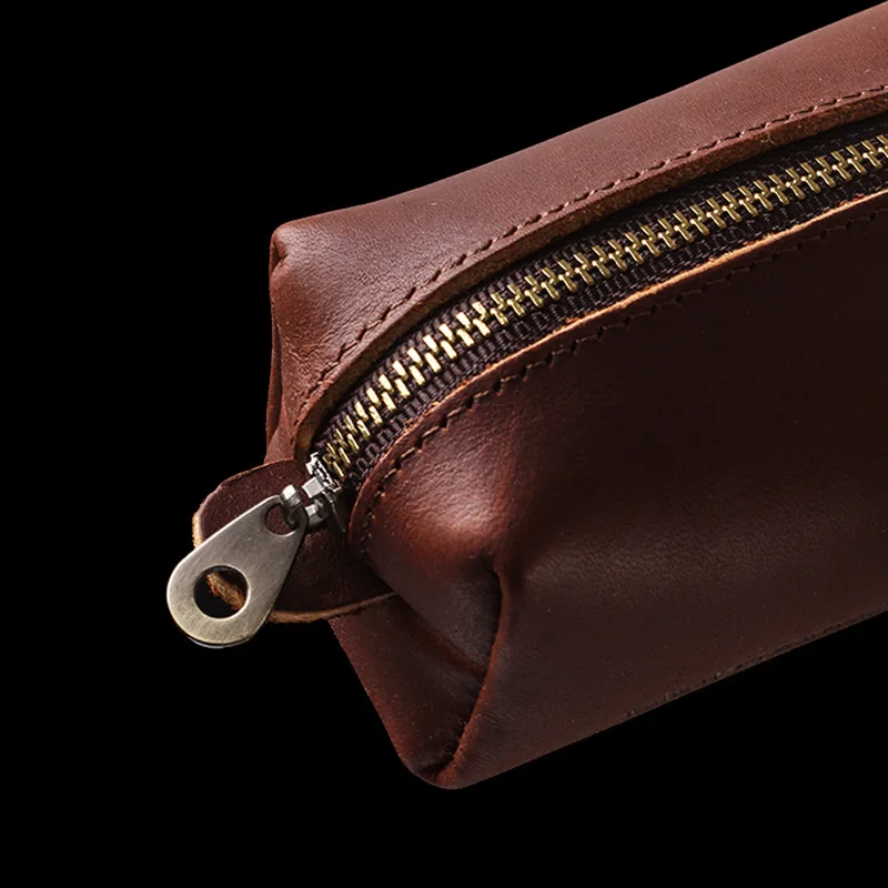 Leather Smoking Pipe Bag Large Capacity Tobacco Storage Package for Travel Pouch Smoking Tools Accessories