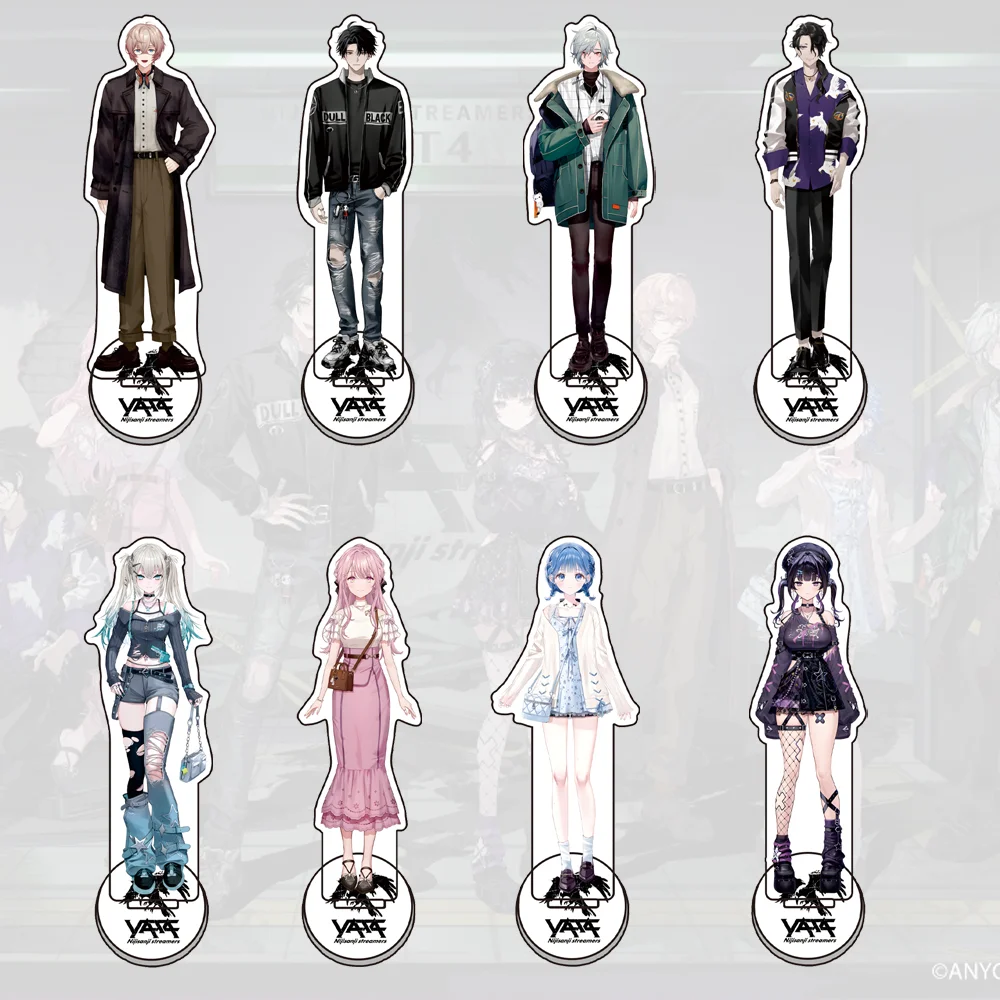 Акриловая подставка Nijisanji Anime Anniversary для декора дома и рабочего стола, брелок для фанатов