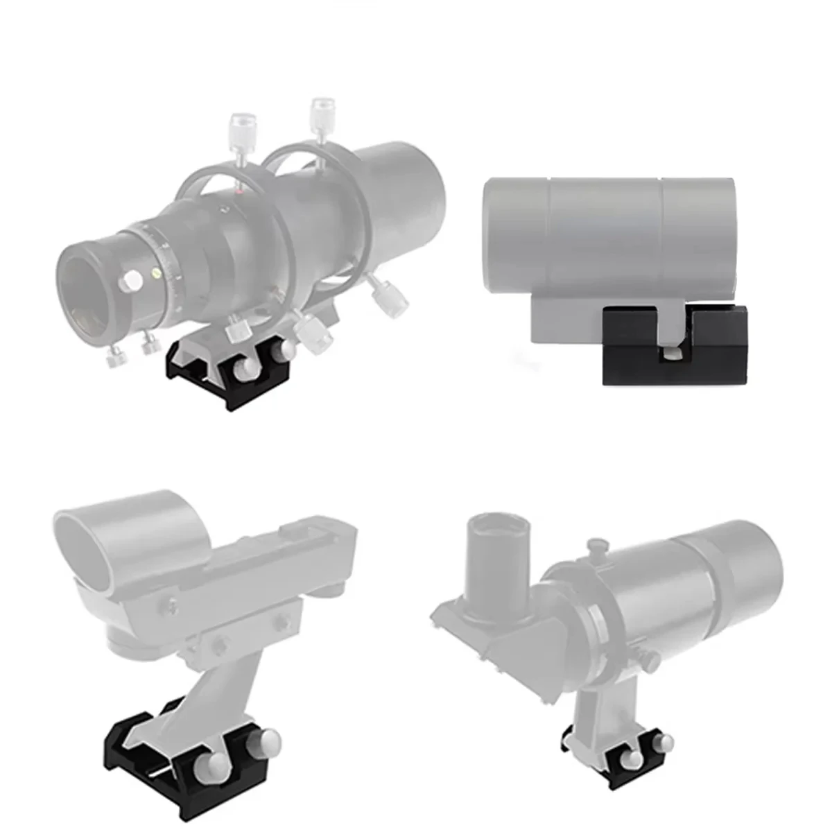 

Small Dovetail Plate with Locking Screw Quick-Connect Finderscope Guide Scope Adapter Bracket for Astronomical Telescope