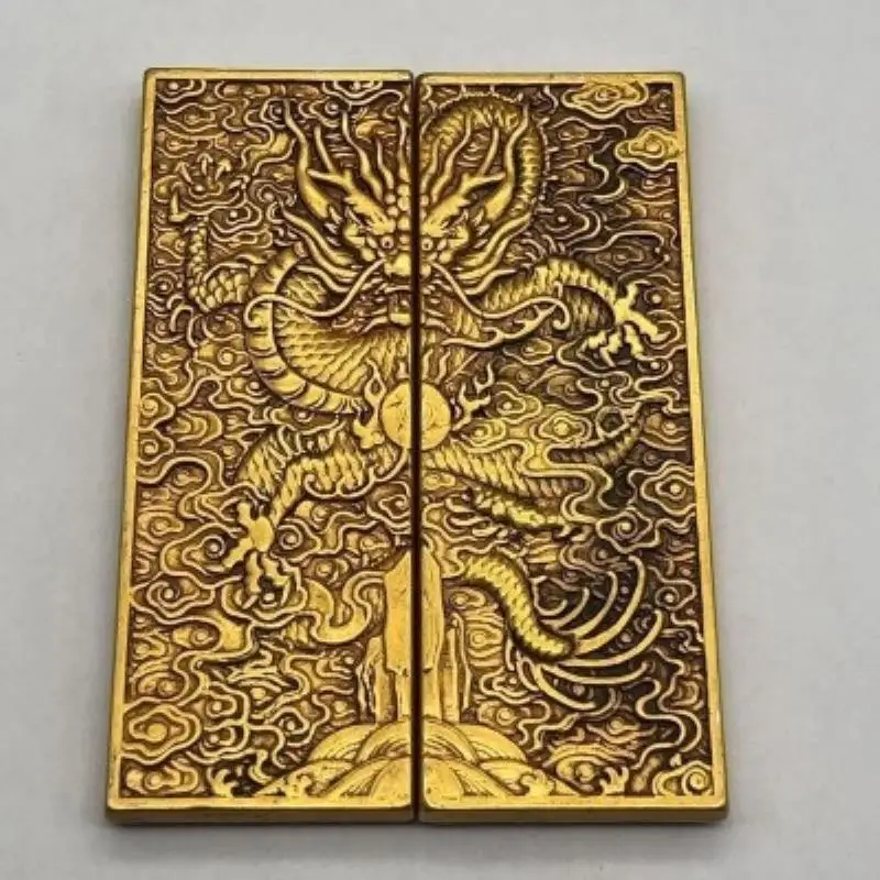 

Антикварные и разные предметы коллекционирования, жетон императора Тайзу, медаль на талию, военный талисман, пресс-папье, бренд дракона, украшение для дома