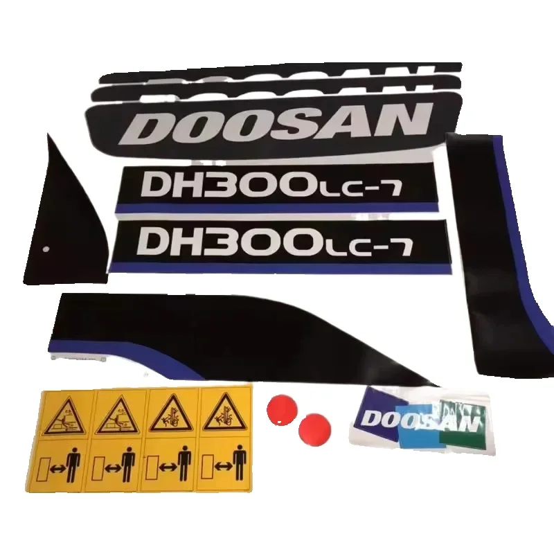 For Doosan daewoo sticker  DX60 DX300 DH150 DH225 DH300 DH370-7 body sticker Excavator