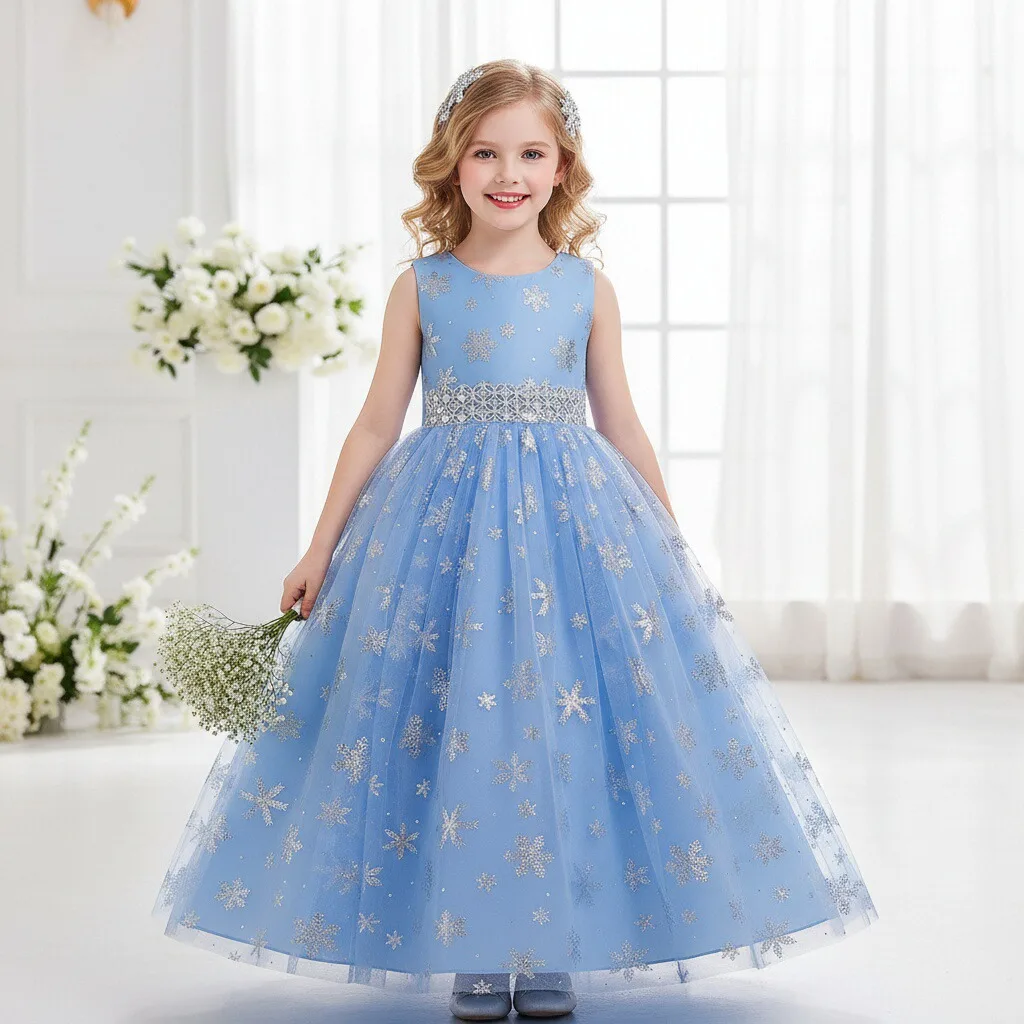 

Long Sleeve Girls Formal Dress for Girls Birthday Party Wedding Ceremony for Kids for Teen Girls for Disney for School