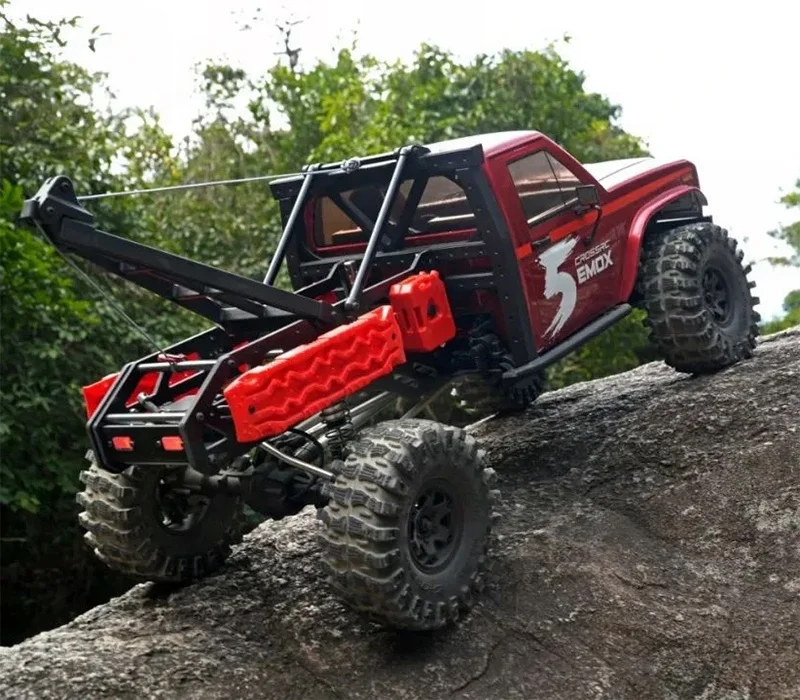 CROSSRC EMO X5 1/8 Scale Off Road RC Wrecker Trail Crawler Rescue Truck RTR ARTR With Fusion 8IGHT FOC System For Rocky Terrains
