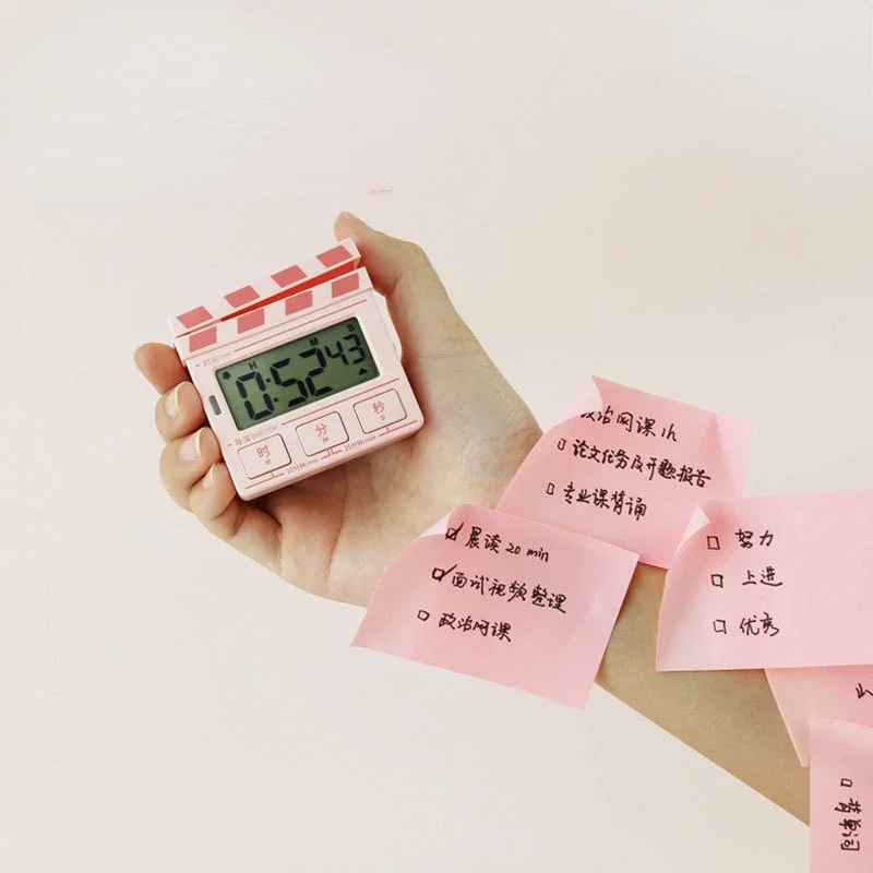 تذكير التوقيت الإلكتروني، تعلم الانضباط الذاتي الإبداعي، امتحان القبول للدراسات العليا، لوحة ثقب وقت المطبخ تيم #1